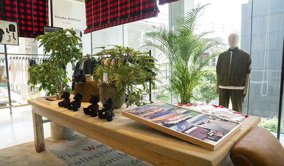 WOOLRICH 青山店｜WORKS｜株式会社グリーンディスプレイ｜植物を用いて