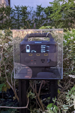 【note更新】溜めた電気で何をする？渋谷キャストにて植物発電ボタニカルライト蓄電実験中！